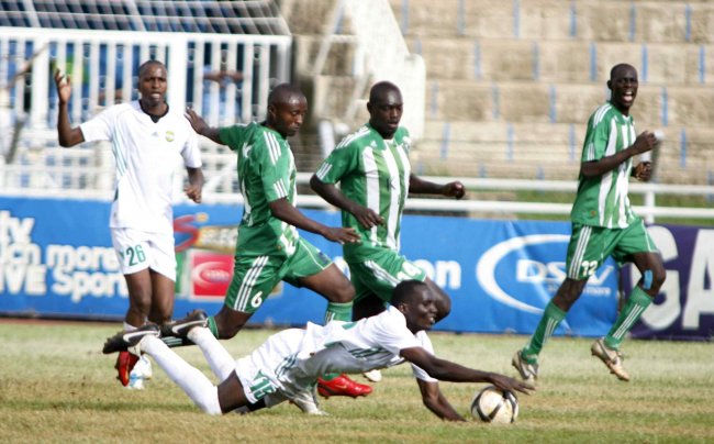 KCB beat Oserian 2-0 at the Nyayo National Stadium.(Photo by Shutterspeed)