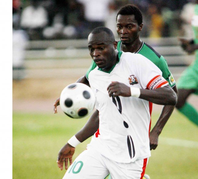 Harambee Stars captain Dennis Oliech in a past match.(Photo:File)