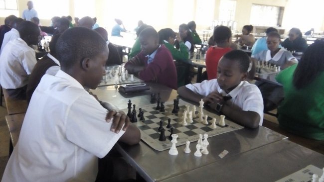The Kenya National Youth Chess championships at Makini School where Jia Hiranandani was a competitor.  (Photo Courtesy)