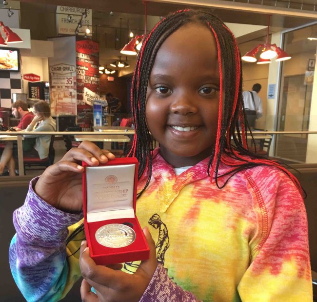 Chanelle Wangari is competing at the world juniors in USA.(Photo:Courtesy)