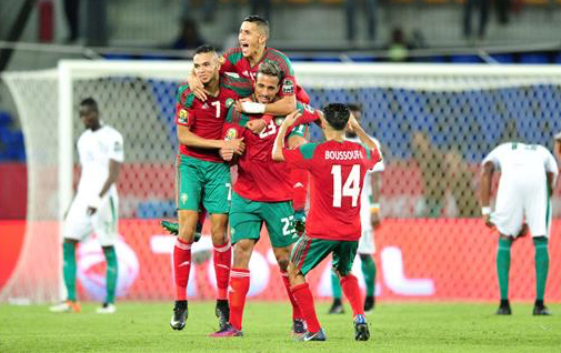 Morocco beat Ivory Coast, the defending AFCON champions to progress to the quarter finals. (Photo Courtesy)