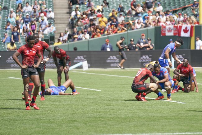 Kenya won only one match at the RWC 7's in San Francisco. (Photo by David Kiania)
