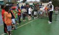 Some of the junior players who attended the regional tennis camp at Sadili.