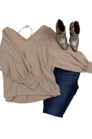 Small Beaded and Tassel Necklace in Gold