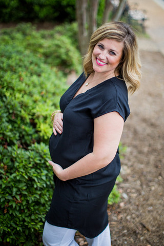 WEB EXCLUSIVE: Button Up Maternity Top in Black