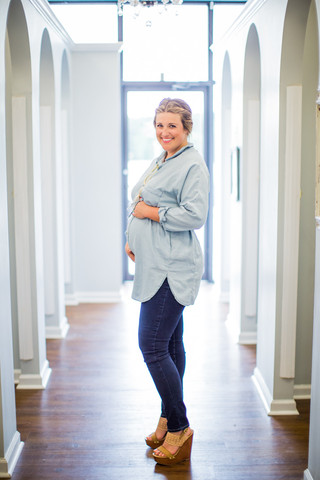 Classic Denim Dress in Light Blue